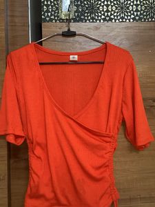 Orange  Stylish Top🧡