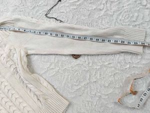 Cream Cable Knit Sweater