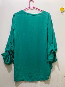 Chic Green Blouse till 36 and half(Made In China)
