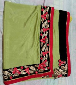 Elegant Green Saree