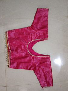 Pink saree/skirt Blouse