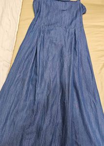 Denim Dress With Coat