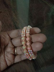 New Rose Gold bangles 2/8 size