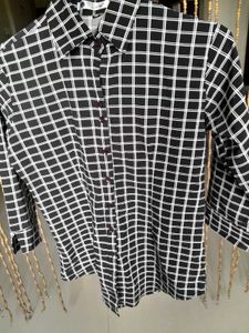 Black Checked Shirt