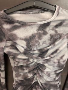 Tie-dye Long Sleeve Top
