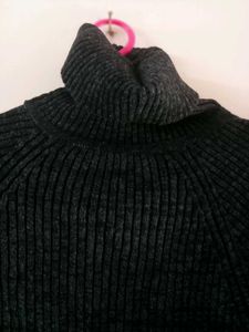 New Dark Gray Turtleneck top