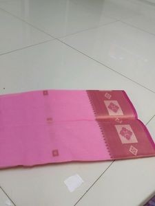 Pink Silk Cotton Saree....
