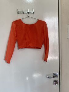 Pleted Plazo With Crop Top And Duppata