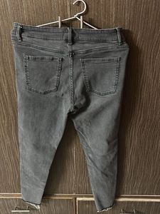 Gray Denim Jeans