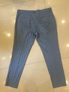 Blue Checked Dress Pants