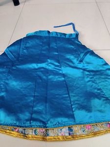 Pink Blue Lehenga Set...