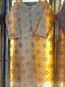Chandesari Silk Long Kurta