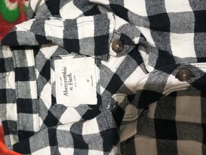 women's black check regular shirt