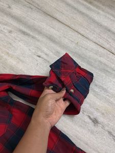 Red &amp; Blue Plaid Shirt