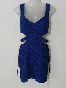 ROYAL BLUE SHIMMERY BODYCON Dress