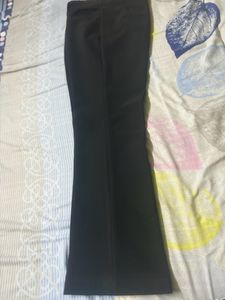 Fablestreet Tailored Fit Black Trousers For Women