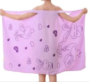 Soft Microfiber Bath Towe with Shoulder Strap