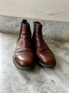 Brown Leather Boots