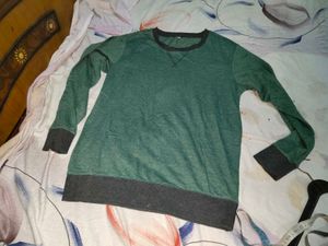 Green Long Sleeve T-Shirt Winter Light
