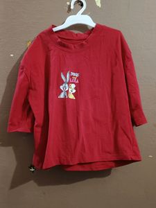 Vintage Bugs & Lola Red Tee