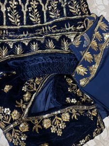 Elegant Velvet Kurta Set