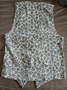 Leopard Print Vest