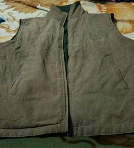 Double Sided Half Sleeve Jacket With Cap
