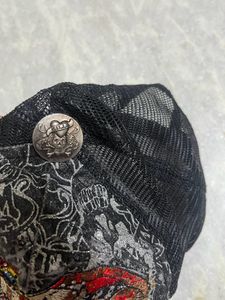 Ed hardy diamante y2k vintage cap