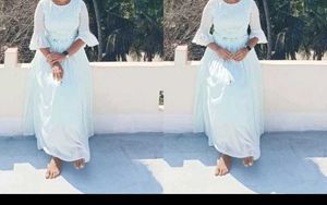 3 Peice White Embroidered Anarkali Suit