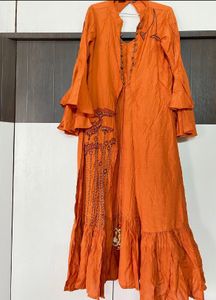 Sharara Shrug Top Ethnic Set