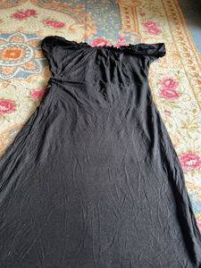 Black A-line Dress
