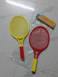 Racket Bats 2 Red And Yellow New Never Used