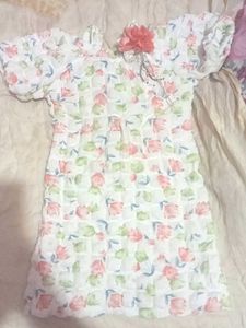 Western Short Frock For 2-4 Years