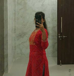 Beautiful Kurti ....Red ♥️♥️♥️
