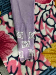 Elegant Lavender Kurta Set