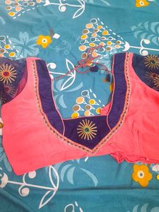 Fancy Desginer Saree With Stitched Blouse