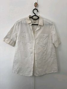 Mango White Shirt