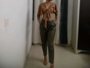 Faux Leather Pants