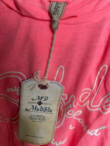 Cute Coral Sleeveless Top