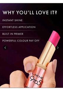 Lakme 9to5 Primer + Shine Lipstick