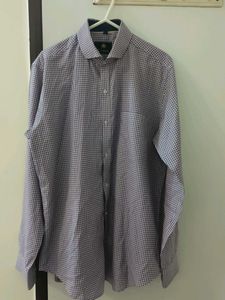 Mens Check Formal Full Sleeves Shirt