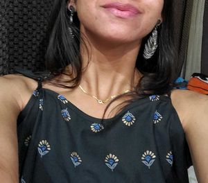 Elegant Black Printed Kurta