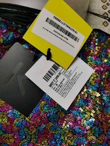 Rainbow Sequin One-Shoulder Bodycon Dress