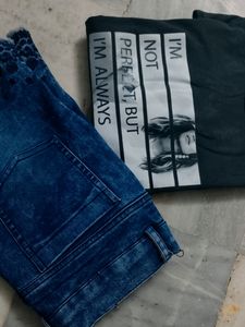 Combo Of Shorts And Tshirt