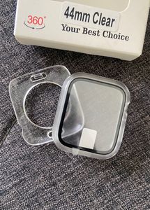 Clear Tempered Glass Case For Apple Watch