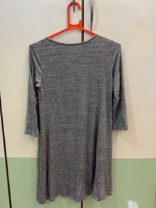 Gray Casual Dress