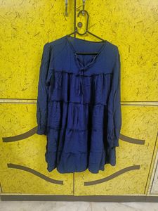 Beautiful Oversized Navy Blue Dress