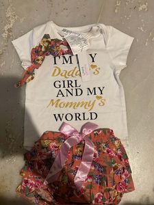 Hopscotch Baby Romper With Skirt And Headband