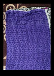 Purple Printed Saree