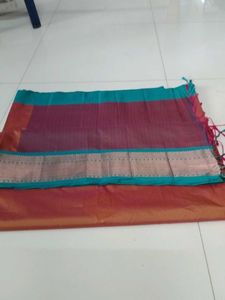 Honey Colour Soft Silk Saree...